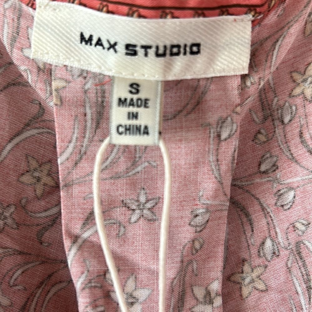 NEW Max Studio Cold Shoulder Shirt - Picture 2 of 5